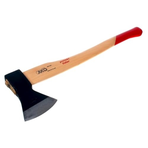 NAJDER Axt / 1,5 kg - 700 mm langlebige gehärtete Spitze, DIN 7294, Buchenstiel, starker Keil, ideal für Garten und BAU, sehr scharf und präzise, Härte 47-55 HRC