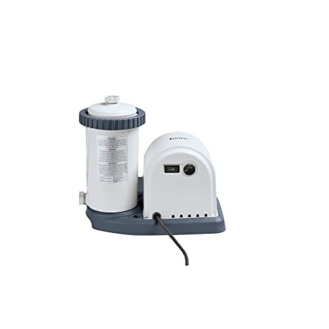 Intex 12-56636GS Kartuschenfilter 5.700 l/h, 165 W, 15,0 A, 230V/12 V, TÜV/GS, Anschluss: Ø 38 mm mit Verschraubung 2" IG, Kartusche A