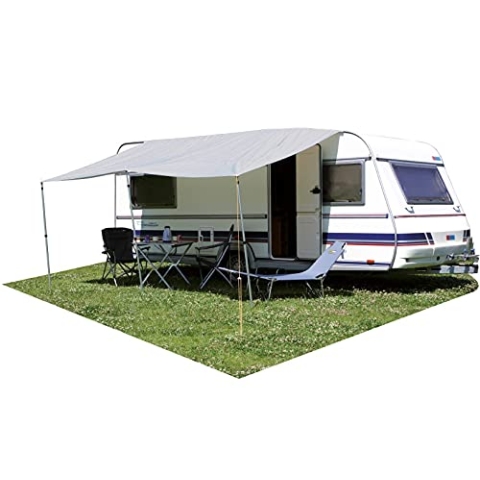 Eurotrail Sonnendach-Markise, Erwachsene, Unisex, grau, 250 x 240 cm