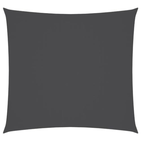 vidaXL Sonnensegel Wasserfest Sonnenschutz Windschutz Sonnendach UV Schutz Garten Terrasse Balkon Oxford-Gewebe Quadratisch 7x7m Anthrazit