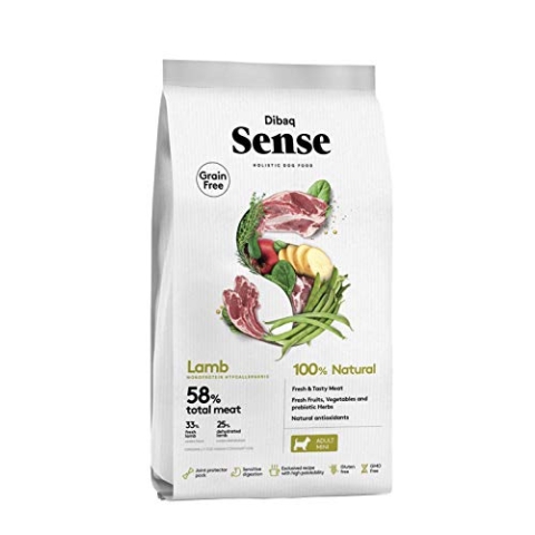 Dibaq Sense Grain Free - Lammfutter für Hunde Kleiner Rassen - 100% natürlich und getreidefrei - 6 kg