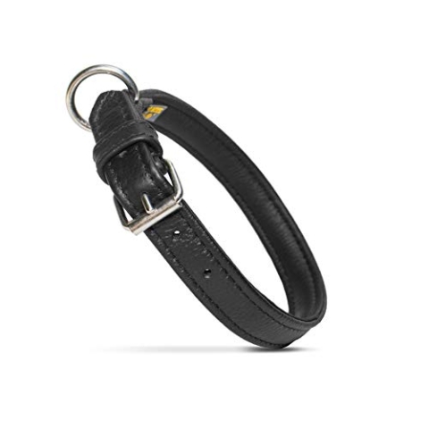 Julius-K9 40083-80 Öko Lederhalsband, 4 cm x 80 cm, handgenäht
