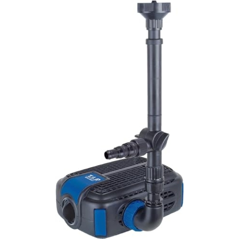 T.I.P. Multifunktions-Teichpumpe Wasserspiel Filter Bachlauf WPF 2500 S, bis 2.500 l/h Fördermenge, Schwarz, (L x B x H) 205 x 320 x 190 mm