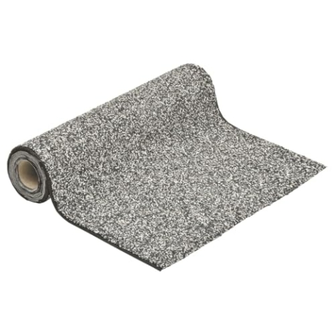 vidaXL Steinfolie, Steinfolie für Teich Teichrand Bachlauf Ufer, Teichfolie Kiesfolie Teichzubehör, Natürliches Design, Grau 500x100cm