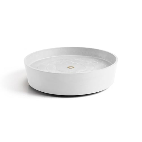 ECOPOTS Rollwagen Wheels 40 reinweiß - Ø 34,1 x H 9 cm