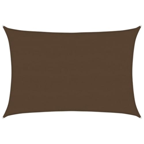 vidaXL Sonnensegel Sonnenschutz Windschutz Sonnendach UV Schutz Sonnenschutzsegel Schattenspender Garten Terrasse Balkon 160g/m² Braun 5x7m HDPE