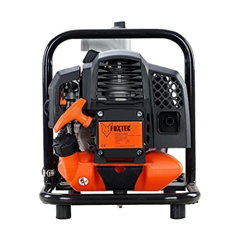 FUXTEC Benzin Wasserpumpe FX-WP143 mit 8.000 l Fördermenge und max. Förderhöhe 30 m Gartenpumpe Teichpumpe