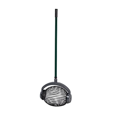 UPP Rollsammler mit Alu-Teleskopgriff - groß | Combisystem-Obstsammler für Fallobst, Birnen, Äpfel, Tennisbälle, Quitte | Komfortabels aufsammeln - ohne Bücken |Volumen: max. 6 L, Belastbarkeit: 2,2kg