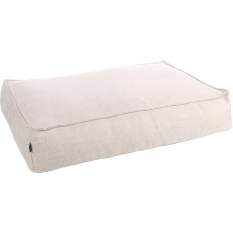 Flamingo Orthopädisches Hundebett Baldar – Rechteckig, Beige, 100 cm | Ergonomischer & Bequemer Schlafplatz für Hunde!