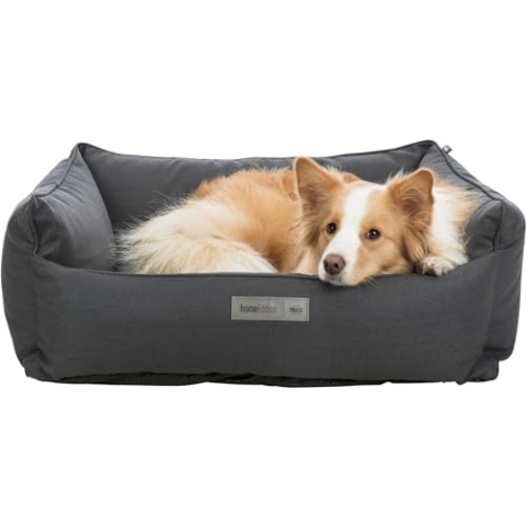 Trixie Farello Bett, quadratisch, 80 x 60 cm, Schwarz