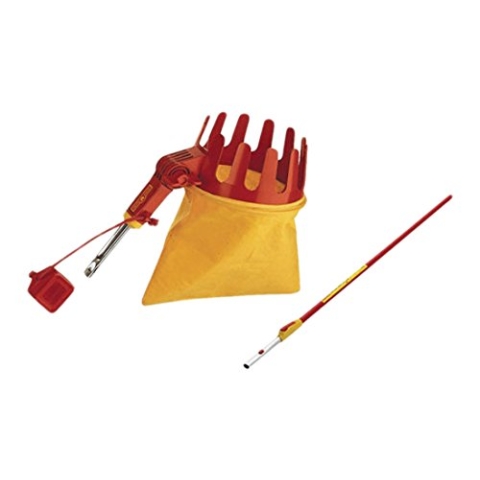 WOLF Garten - Obstflücker plus Stiel, RG-M/ZM V3, Stahl, rot, 20 x 10 x 10 cm, 630526