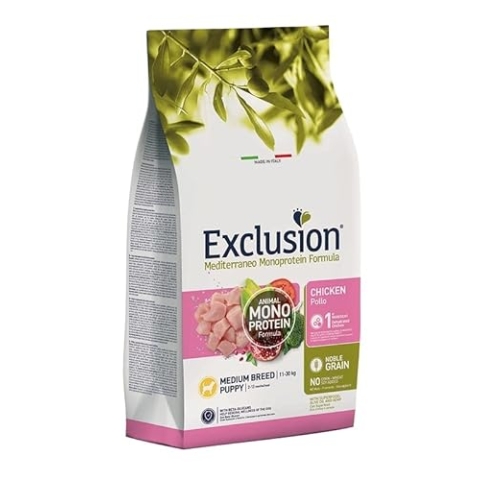 Exclusion Mediterraneo Noble Grain Puppy Huhn medium 3 kg
