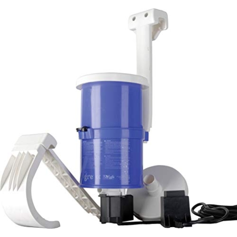 Gre AR124 - Kartuschen-Poolfilter, 70W, 3,8 m³/h, für Pools bis zu 30 m³, Farbe blau, 11,8 x 24,6 cm
