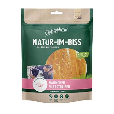 Christopherus Snack Hähnchenfiletstreifen | 5 x 300g Hundesnack