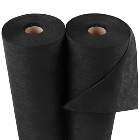 sarcia.eu Gartenvlies gegen Unkraut, Unkrautvlies Unkrautfolie Unkrautschutzvlies Schwarz 50g/m² mit hoher UV-Stabilisierung reißfest wasserdurchlässig 1.6m (Schwarz 50 g/m2, 1.6m x 90m = 144m²)