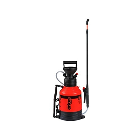 Kwazar 20010005 Orion Super Drucksprühgerät mit Tragegurt 3,0 L, für den Garten, Pflanzenschutzmittel, Pestizide, Chemikalienresistent, rot, 22 x 22 x 64 cm