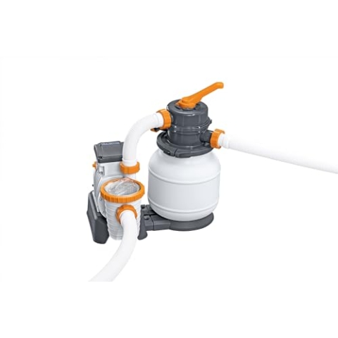 Bestway Sandfilter 5,678 m³/h, Pumpe 230 W, 220-240 V, Vorfilter, Chemconnect™ Diffusor