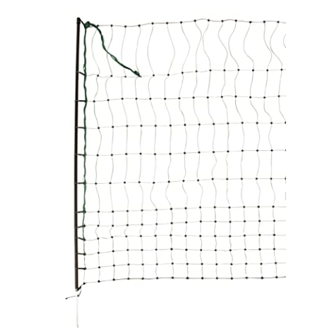 Kerbl 292208 Geflügelnetz 50 m, 112 cm Einzelspitze, ohne Strom, grün