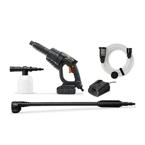 HAMMERSCHMITT 20-V-Akku-Druckreiniger verwendbar als Druckreiniger, zum Ausbringen von Reinigungsmitteln und zur Bewässerung