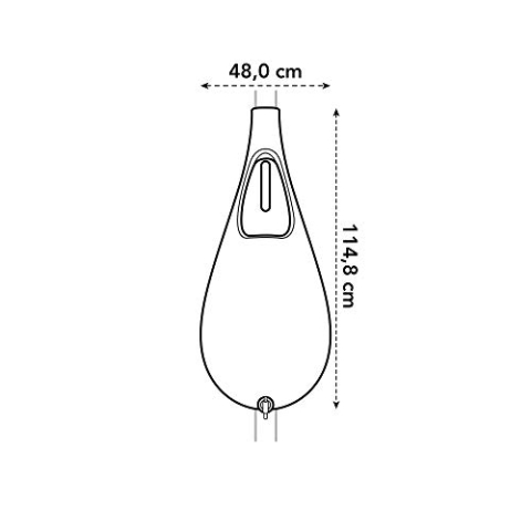 elho Pure Raindrop 70L - Gelb/Ocker