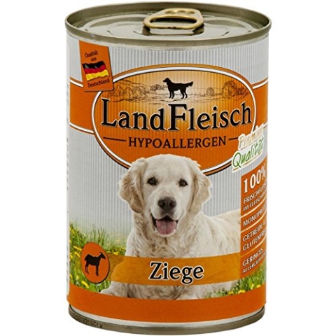 Landfleisch Hypoallergen Ziege | 12x 400g Hundefutter