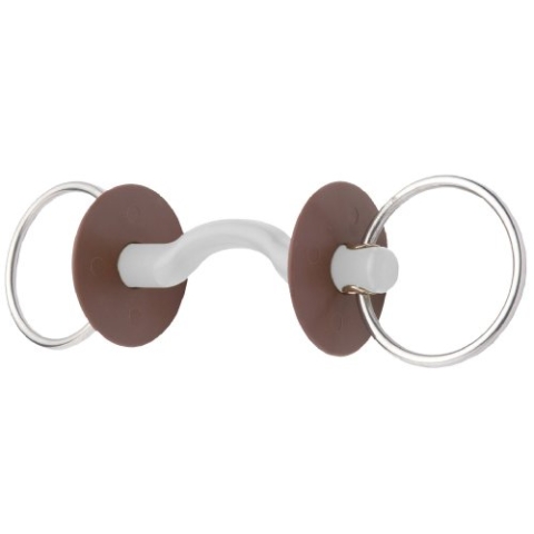 Beris Gebiss Zungenbogenstange Soft, grau, 10234-6-130-S