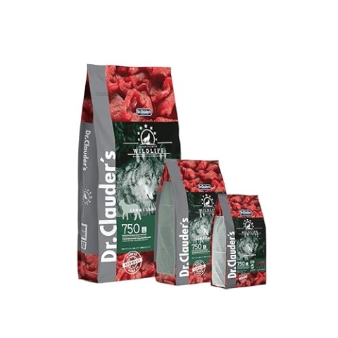 DR.CLAUDER’S - Wildlife | Natürliches Trockenfutter mit Vitaminen B1, B2, B6 und B12 für ausgewachsene Hunde. Getreidefreies Alleinfutter im Beutel ohne Konservierungsstoffe | 11,5kg Lamm