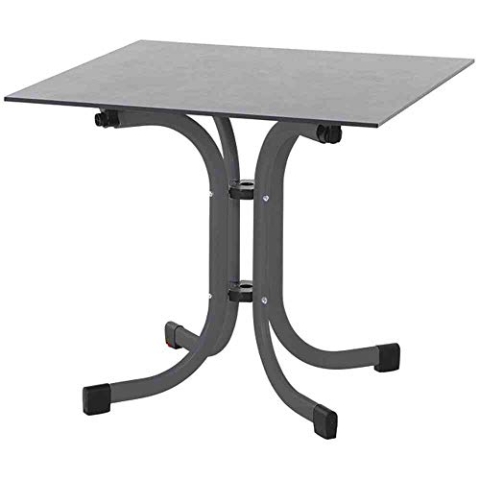 Siena Garden Klapptisch Sola 80x80cm anthrazit
