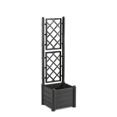 Herstera Garden 10014843-Blumen, 43 x 43 x 142 cm, anthrazit