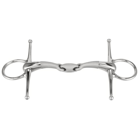 Sprenger SATINOX Schenkeltrense 14 mm doppelt gebrochen - Edelstahl rostfrei, 125 mm Weite