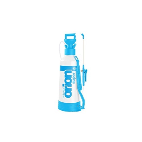 Kwazar 20010035 Industrie Pumpsprüher Drucksprüher mit Viton-Dichtung Orion Pro plus 12 L, weiß/blau, 24 x 24 x 75 cm