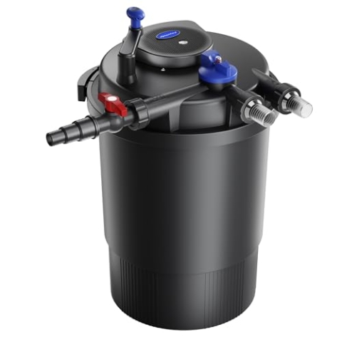 SunSun CPF-30000 Druckteichfilter 12.000 l/h / 55 W UVC Einheit, Teichdruckfilter für Teiche bis 60.000 Liter, Teichklärer, Filteranlage