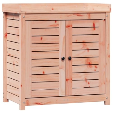 vidaXL Pflanztisch, Gärtnertisch mit Ablagen, Blumentisch für Garten Balkon Terrasse, Gartentisch Arbeitstisch, 82,5x50x86,5cm Massivholz Douglasie