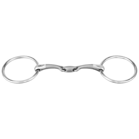 Sprenger SATINOX Pony Wassertrense 14 mm doppelt gebrochen - Edelstahl rostfrei, 115 mm Weite
