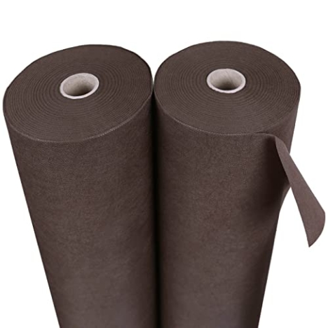 sarcia.eu Gartenvlies gegen Unkraut, Unkrautvlies Unkrautfolie Unkrautschutzvlies Braun 50g/m² mit hoher UV-Stabilisierung reißfest wasserdurchlässig 90m 1,6 m