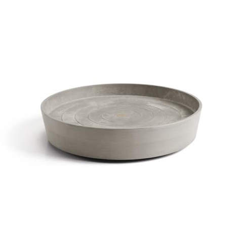 Ecopots Pflanzentopf mit Untersetzer und Rädern aus recyceltem Kunststoff handgefertigt UV-beständig