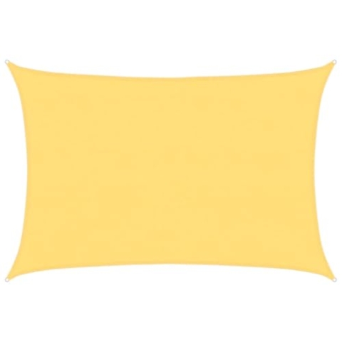 vidaXL Sonnensegel HDPE Rechteckig 4x6m Sonnendach Sonnenschutz Beschattung
