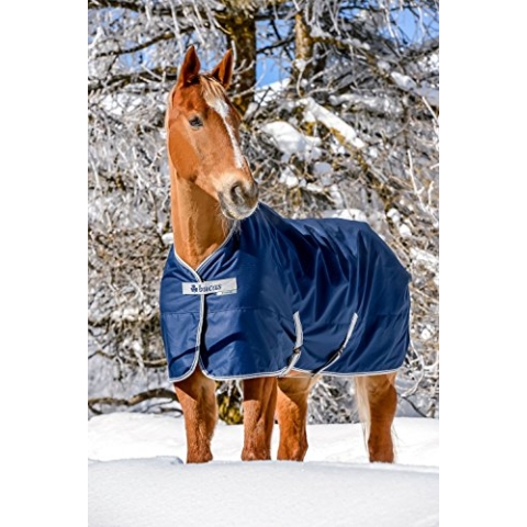 Bucas Freedom Turnout Pony Light - Navy/Silver, Groesse:90