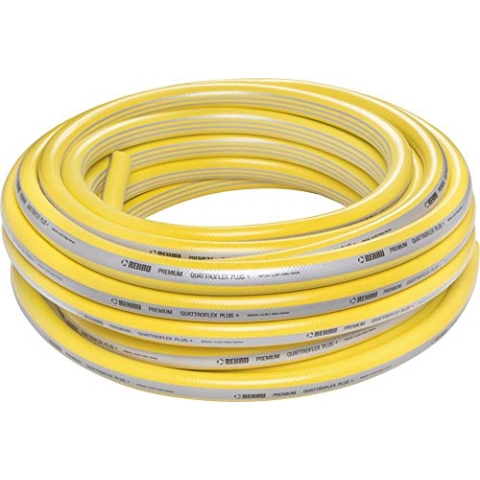 REHAU Gartenschlauch QUATTROFLEX Plus+ ökologisch unbedenklich, extrem druckfest, gelb, 13mm (1/2") 50m