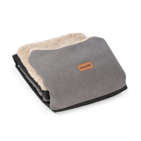 brunolie Wechselbezug Ersatzbezug für Emma, waschbar, hygienisch und rutschfest, Braun, Größe L, Beige