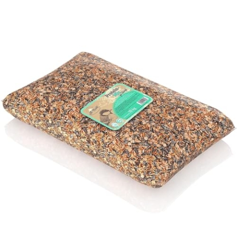 Lyra Pet® | 20 kg Streufutter aus der ALB-MÜHLE Protein-Mix | Vogelfutter für Winter & Sommer | Proteinreiches Wildvogelfutter | Futtermix mit Mehlwürmern | Ganzjährige Energiequelle für Wildvögel