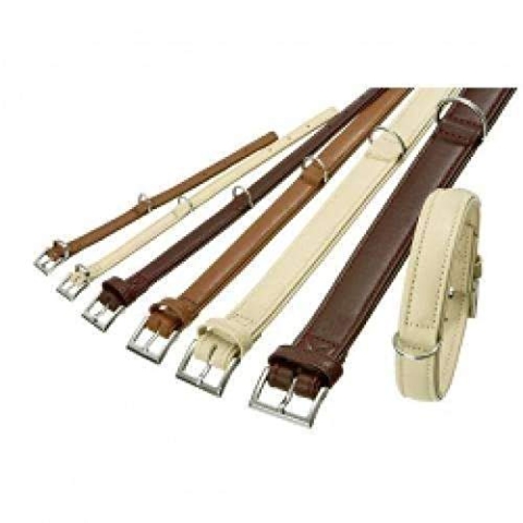 Karlie Nordic Halsband Cognac, 30 mm x 60 cm Hirschleder