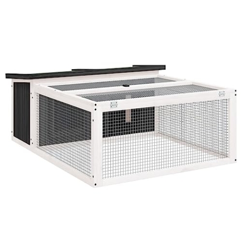 vidaXL Kaninchenstall Kaninchenställe Outdoor Kaninchenstall
