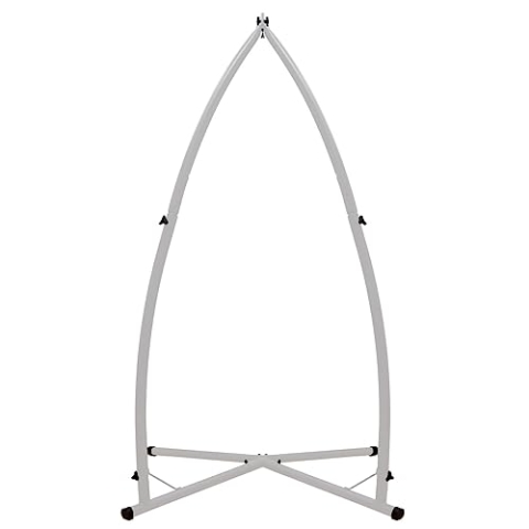AMANKA Hängesessel Gestell Outdoor 120 kg - 215cm Stahlrohr Ständer für Hängesitz Halterung Schaukelgestell Metall Gestell für Federwiege Gestell Hängesessel Ständer für Hängestuhl Camping Zubehör