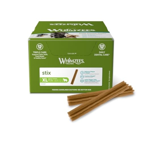 WHIMZEES Stix Hunde Leckereien, groß, 50-Piece - X-Large