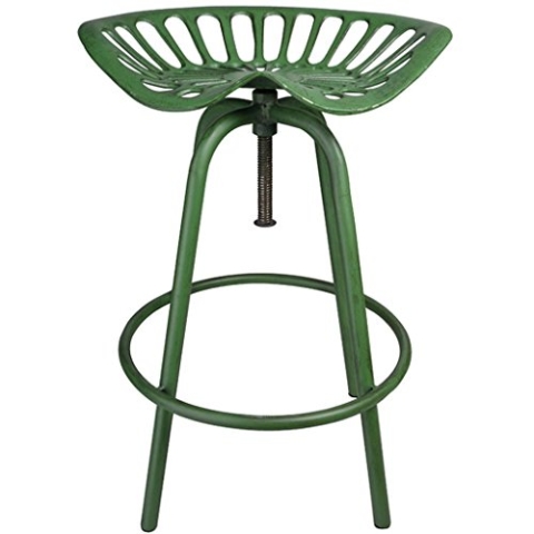Esschert Design Sitzvorrichtung, Traktorstuhl JD, grün, 50 x 46.5 x 69.7 cm, IH023