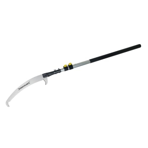 Silverline 245077 Baumschere mit Teleskopgriff 1,5–2,5 m, Schwarz