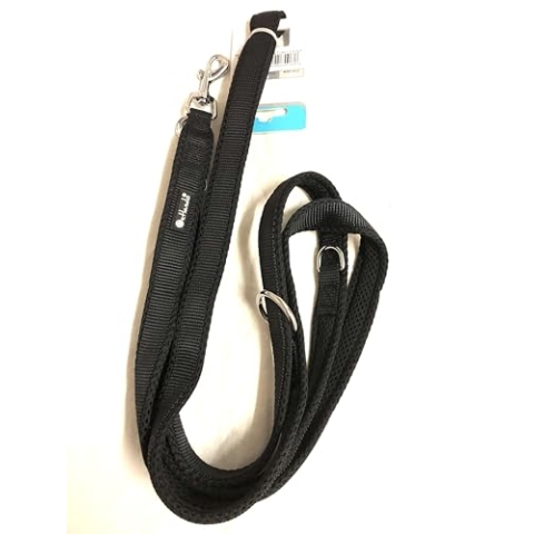 Petlando Mesh Verstellbare Führleine L schwarz 2,3 m/30 mm