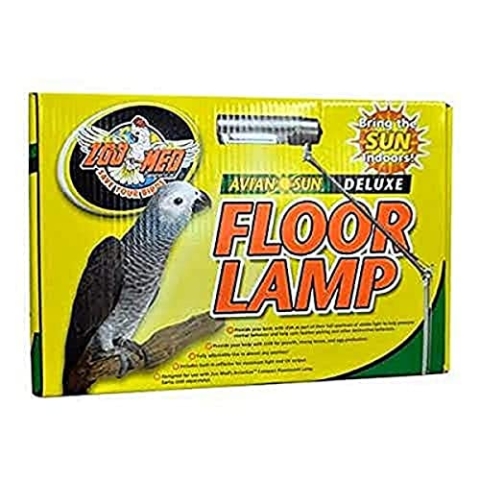 Zoo Med AFL-10E AvianSun Deluxe Standleuchte zur Beleuchtung von Vogelkäfigen