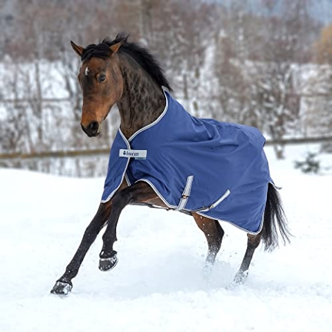 Bucas Freedom Turnout Pony 150g -Navy/Silver